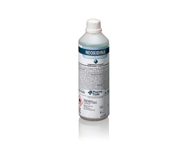 Disinfettante alcolico per cute integra NEOXIDINA ALC. INCOLORE Flacone da 500 ml PMC