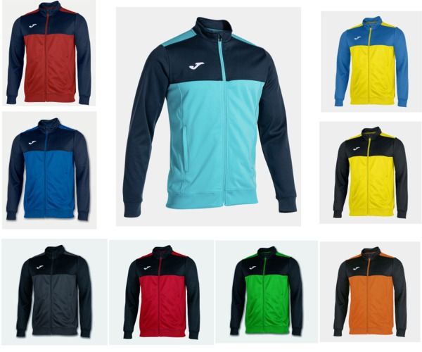 Winner Jacket in Felpa F/Zip JOMA 100% poliestere