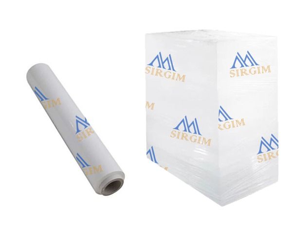 Film estensibile manuale BIANCO STAMPATO PERSONALIZZATO h 50 cm my23 peso 2,5 kg