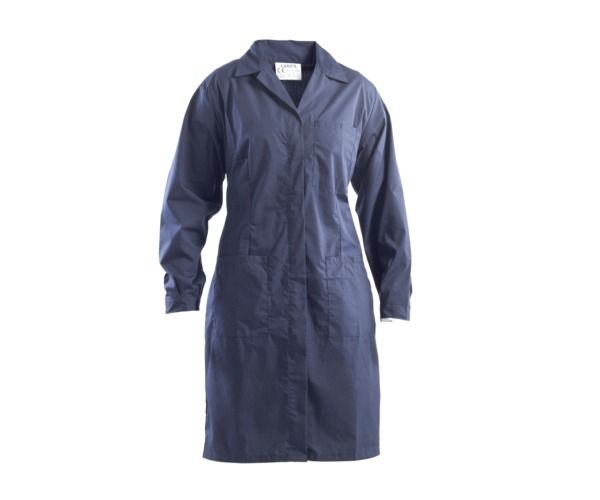 Camice terital donna poliestere 65 cotone 35 peso 150 gr BLU