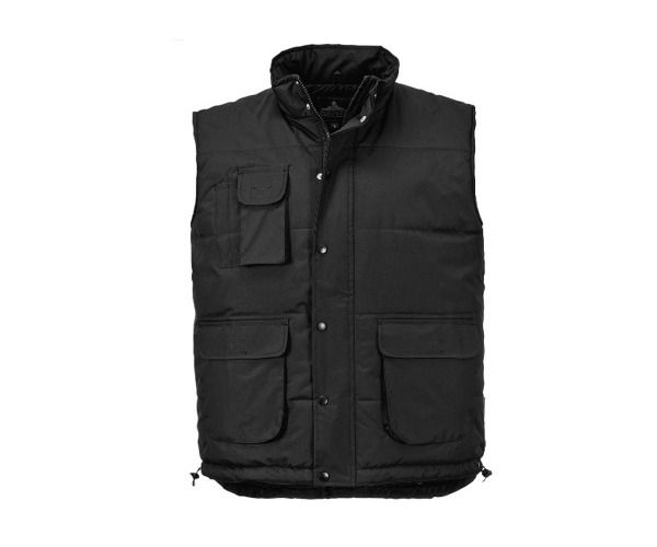 PORTWEST S415 Gilet Classic imbottito BLACK Tessuto resistente all’acqua