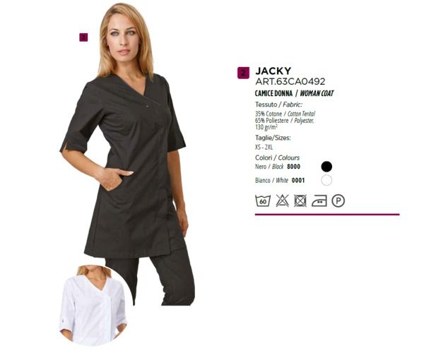 Casacca JACKY donna 63CA0492 SIGGI 65 poliestere 35 cotone gr 130
