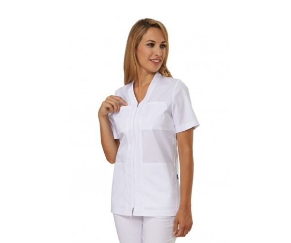 Casacca SIGGI WOLLY donna BIANCO 65 poliestere 35 cotone gr 130
