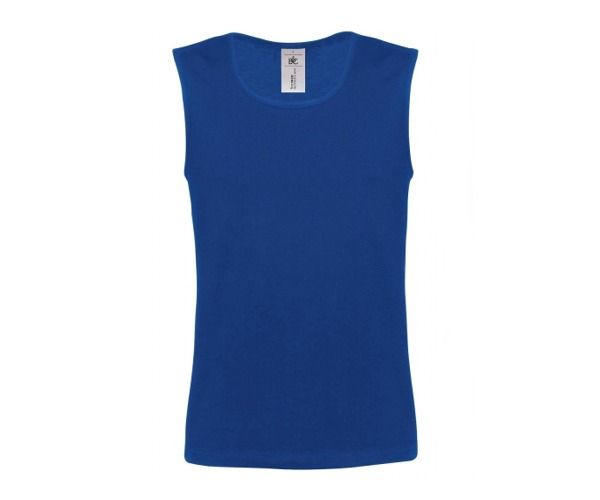 Canotta B&C Tank Top senza maniche Athletic Move BLU ROYAL 145 g 100% cotone ring-spun jersey