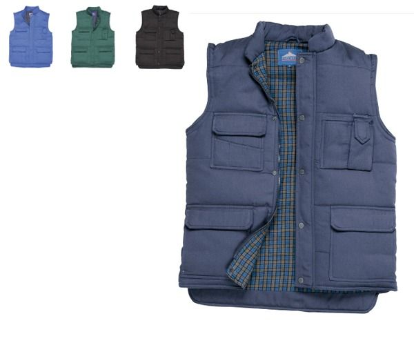 GILET IMBOTTITO SHETLAND PORTWEST 8 tasche cotone- poliestere