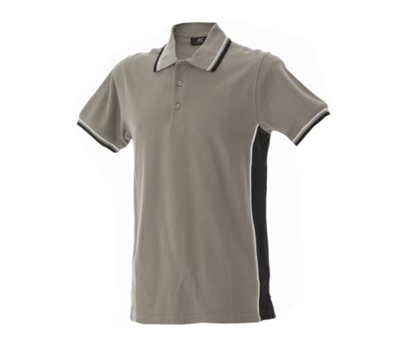 Polo ankara MAN JRC grey cotone piquet 200 gr