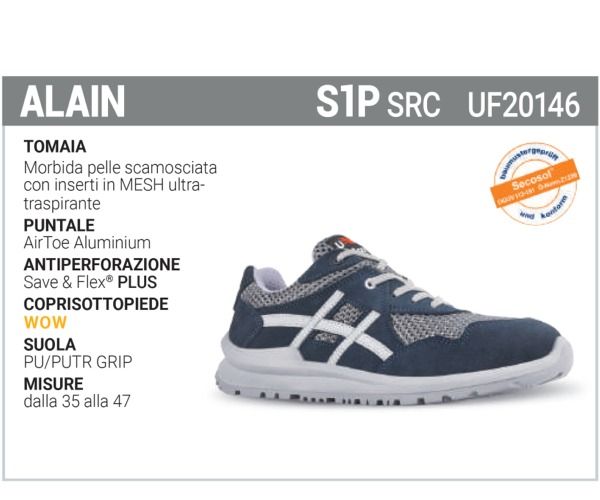 Calzature U-Power ALAIN S1P SRC