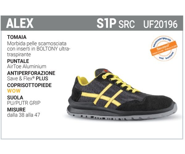 Calzature U-Power ALEX S1P SRC