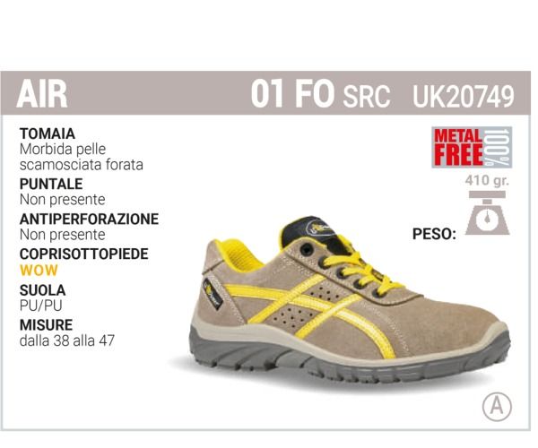 Calzature U-Power AIR 01 FO SRC