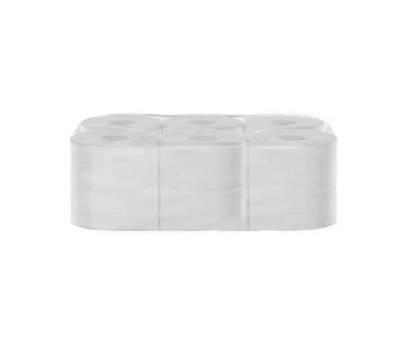 Carta igienica mini jumbo diam 19/20 cm semiovatta goffrata 12 ROTOLI