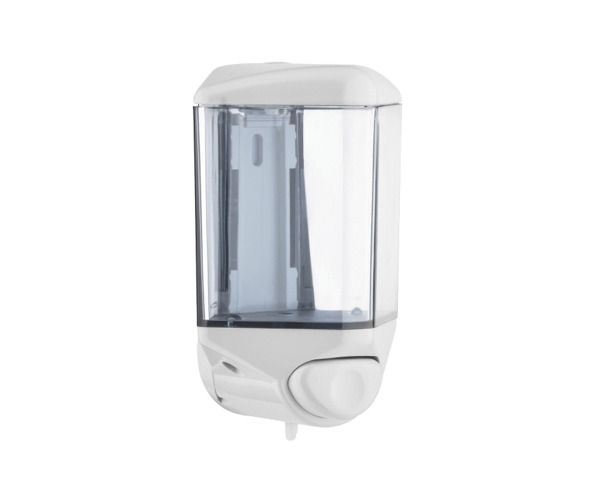 Dispenser sapone liquido – a riempimento capacità Lt.0,55 apertura e chiusura con chiave colore ...